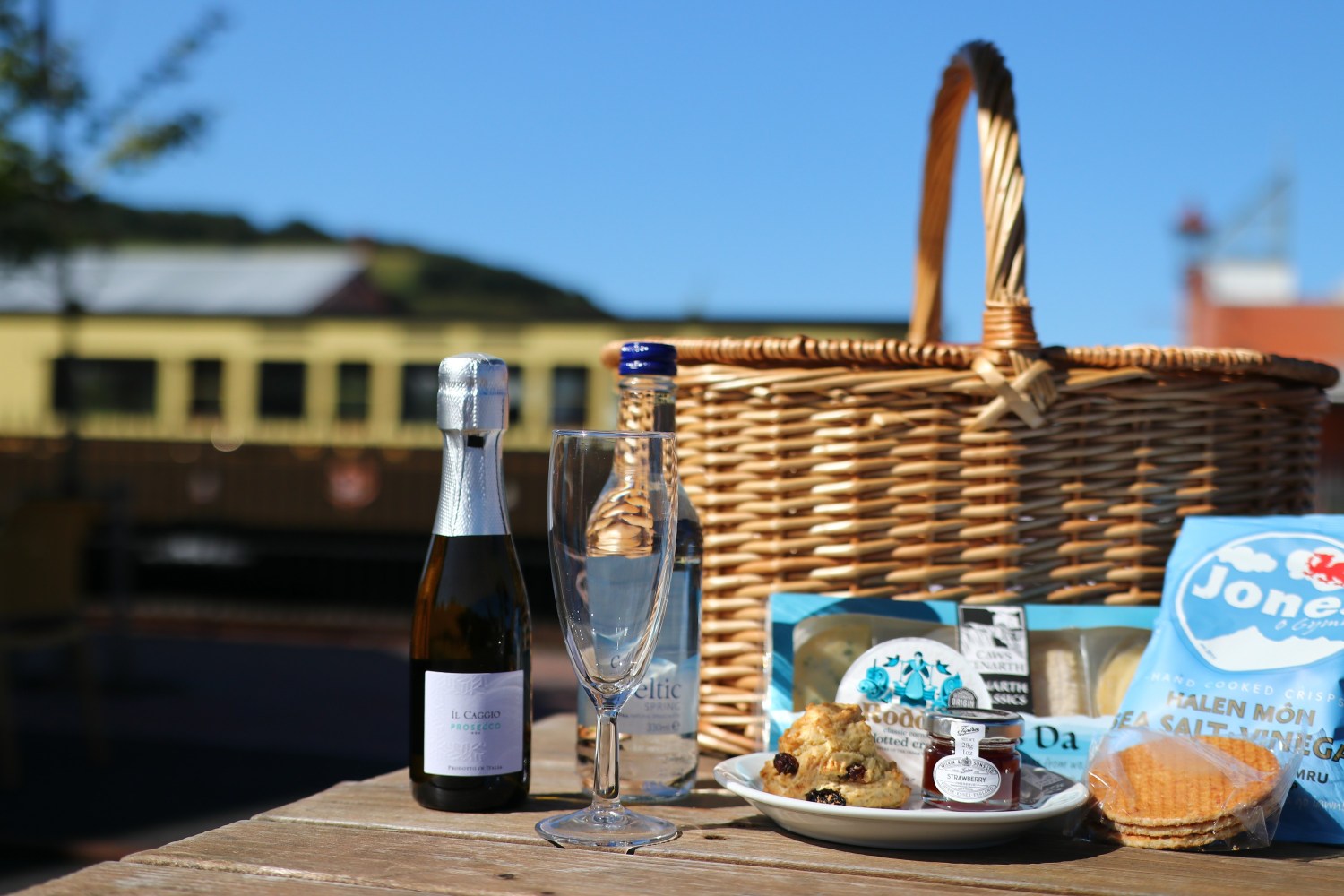 a bottle of wine on a table